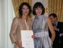 Maribel Verdú &Angeles González Sinde(Spanish Minister of Culture)- SpanishNational Cinematography Award
